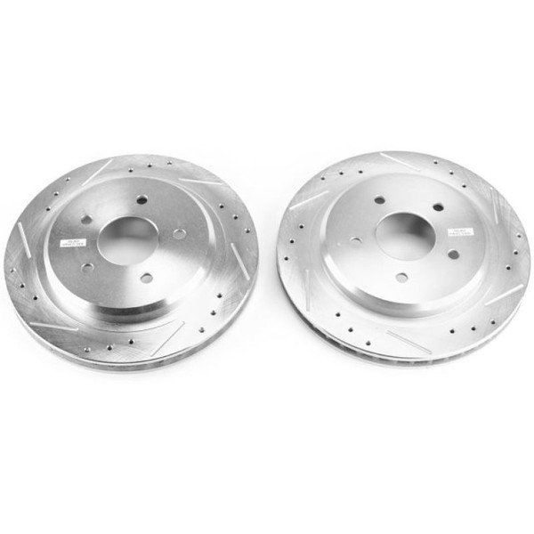 Power Stop 04-09 Cadillac XLR Rear Evolution Drilled & Slotted Rotors - Pair - AR8261XPR