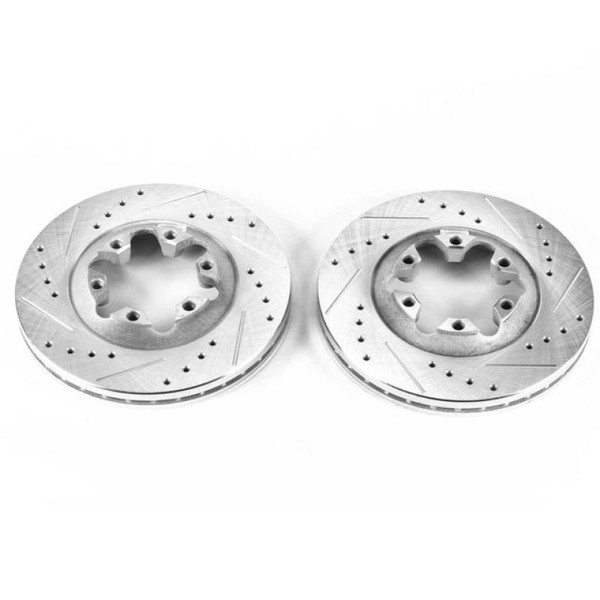 Power Stop 04-08 Chevrolet Colorado Front Evolution Drilled & Slotted Rotors - Pair - AR8653XPR