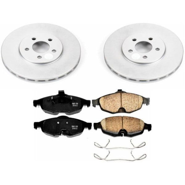 Power Stop 01-06 Chrysler Sebring Front Z17 Evolution Geomet Coated Brake Kit - CRK1684