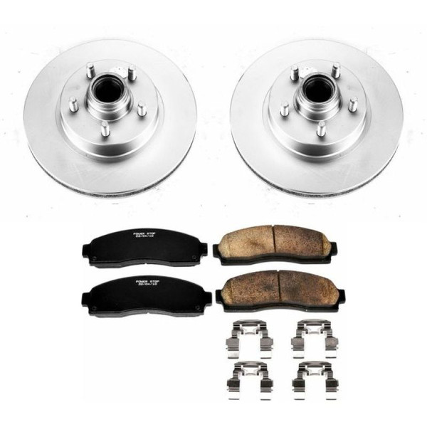 Power Stop 03-09 Ford Ranger Front Z17 Evolution Geomet Coated Brake Kit - CRK1857