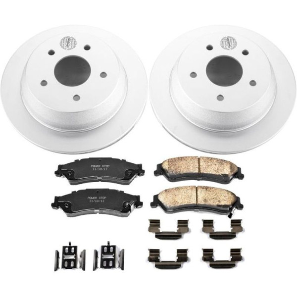 Power Stop 98-05 Chevrolet Blazer Rear Z17 Evolution Geomet Coated Brake Kit - CRK2008