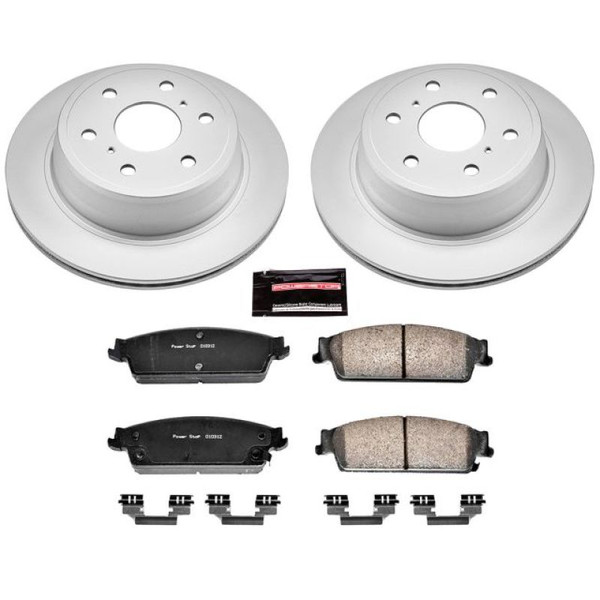 Power Stop 07-14 Cadillac Escalade Rear Z17 Evolution Geomet Coated Brake Kit - CRK2083