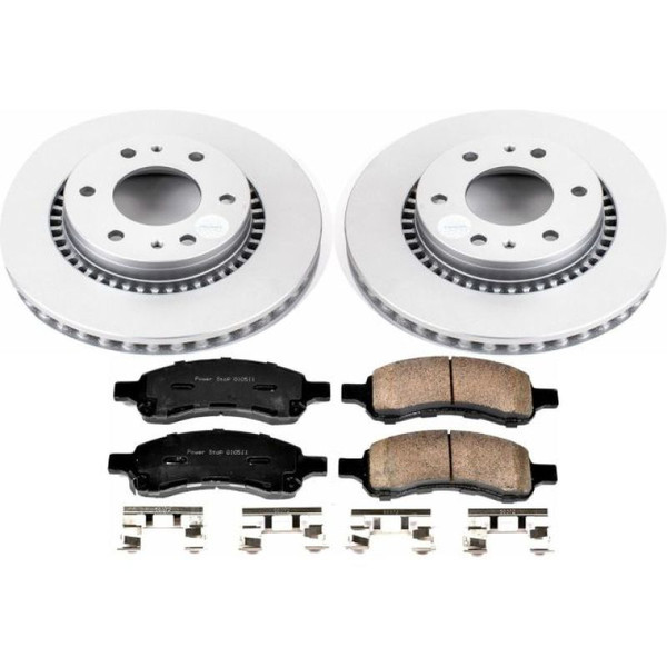 Power Stop 06-07 Buick Rainier Front Z17 Evolution Geomet Coated Brake Kit - CRK2084