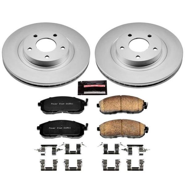Power Stop 02-04 Infiniti I35 Front Z17 Evolution Geomet Coated Brake Kit - CRK2282