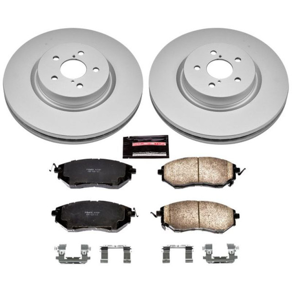 Power Stop 14-18 Subaru Forester Front Z17 Evolution Geomet Coated Brake Kit - CRK285