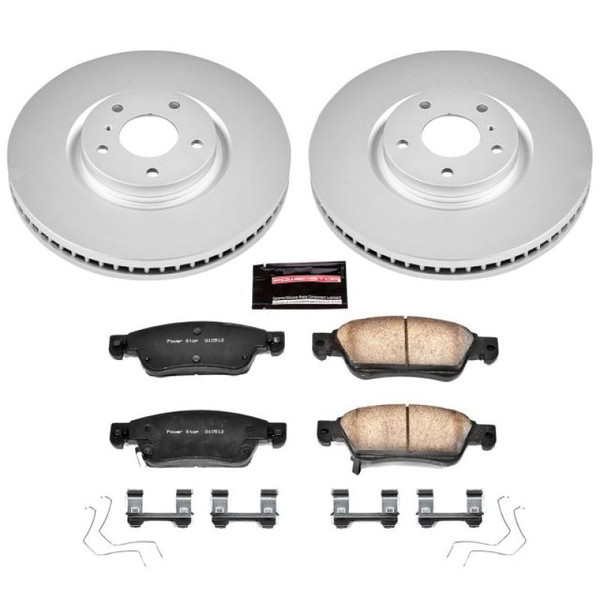 Power Stop 07-08 Infiniti G35 Front Z17 Evolution Geomet Coated Brake Kit - CRK3022