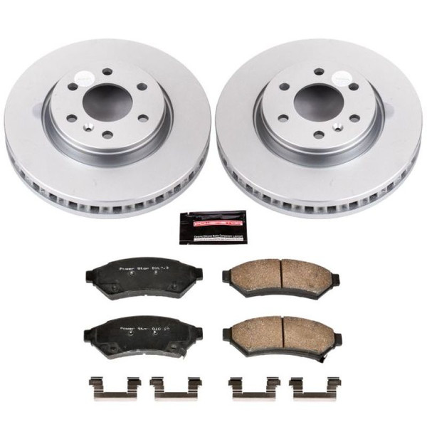 Power Stop 06-07 Buick Terraza Front Z17 Evolution Geomet Coated Brake Kit - CRK4602