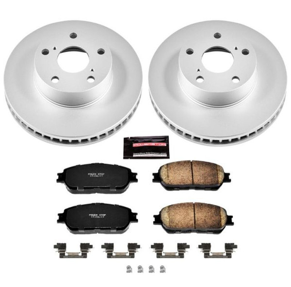 Power Stop 05-15 Toyota Tacoma Front Z17 Evolution Geomet Coated Brake Kit - CRK5431