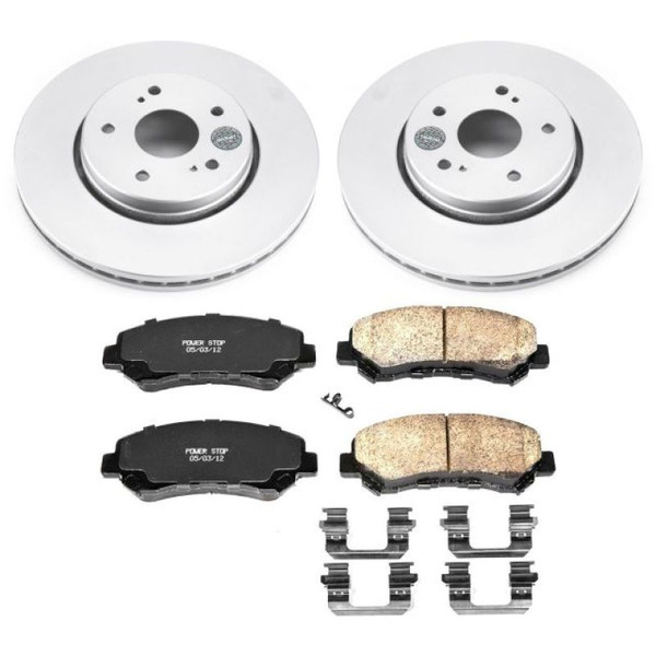 Power Stop 10-13 Suzuki Kizashi Front Z17 Evolution Geomet Coated Brake Kit - CRK6102