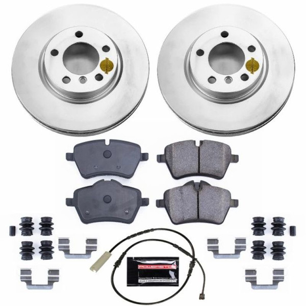 Power Stop 11-16 Mini Cooper Countryman Front Z23 Evolution Sport Coated Brake Kit - CRK6665