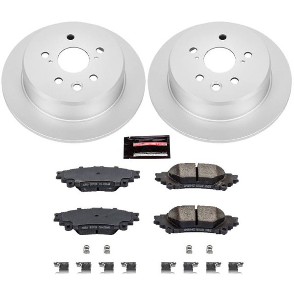 Power Stop 14-15 Lexus IS250 Rear Z17 Evolution Geomet Coated Brake Kit - CRK6930