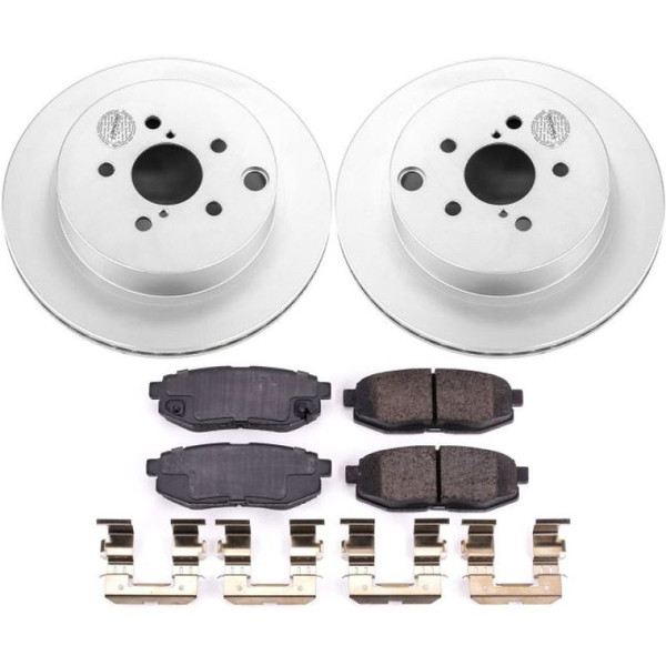 Power Stop 14-18 Subaru Forester Rear Z17 Evolution Geomet Coated Brake Kit - CRK6978