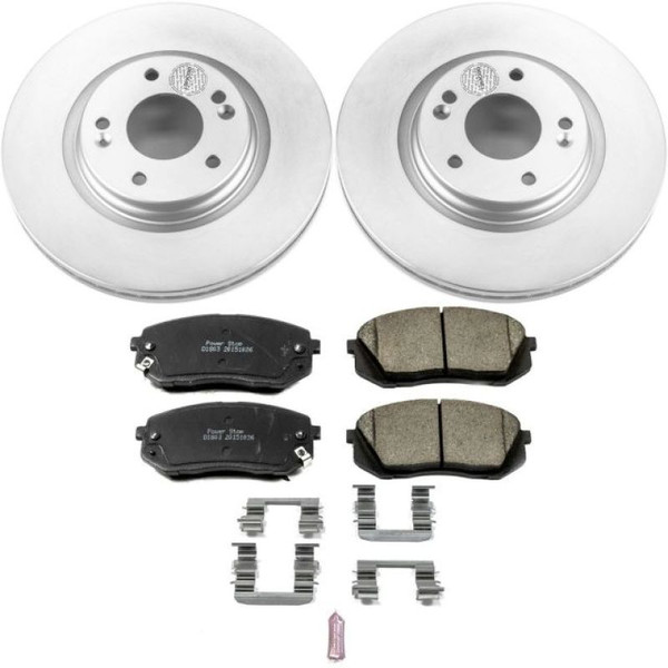 Power Stop 15-16 Hyundai Sonata Front Z17 Evolution Geomet Coated Brake Kit - CRK6982