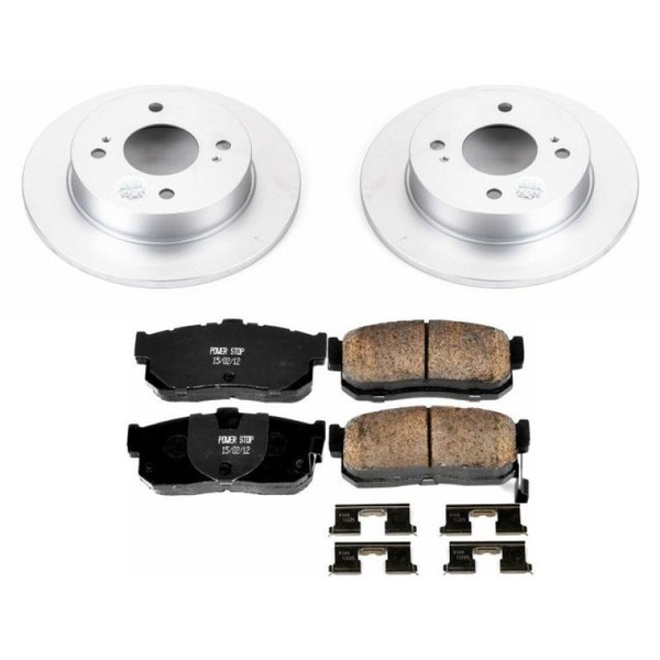 Power Stop 91-96 Infiniti G20 Rear Z17 Evolution Geomet Coated Brake Kit - CRK740