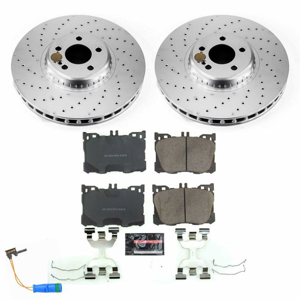Power Stop 2018 Mercedes-Benz C43 AMG Front Z23 Evolution Sport Coated Brake Kit - CRK7986