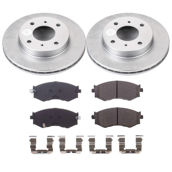 Power Stop 91-96 Infiniti G20 Front Z17 Coated Brake Kit - CRK9172