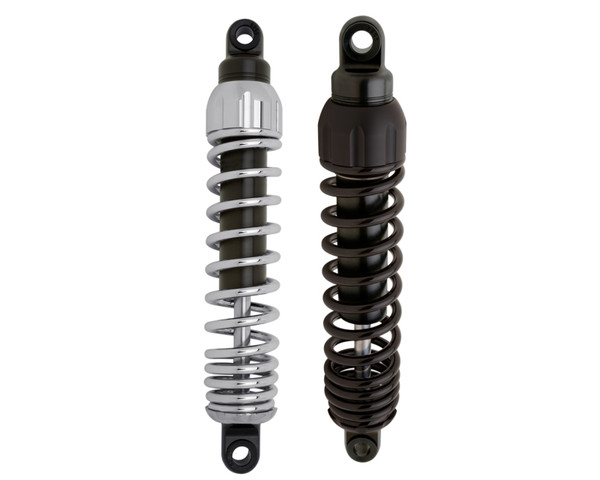 Progressive Harley 444 Series Shocks 13.0in - Black - 444-4039B