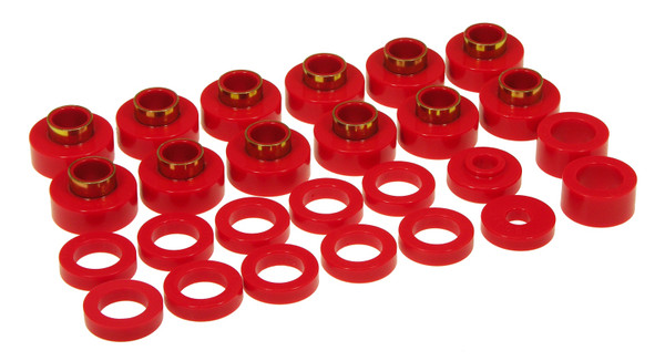 Prothane 81-86 Jeep CJ8 Body Mount - Red - 1-104