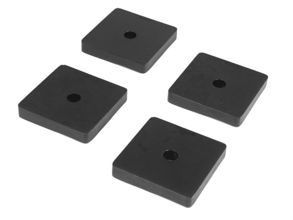 Prothane 60+ Jaguar MKII Rear Spring Pad Kits - Black - 11-47059-BL