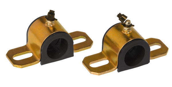 Prothane Universal Greasable Sway Bar Bushings - 25MM - Type A Bracket - Black - 19-1168-BL