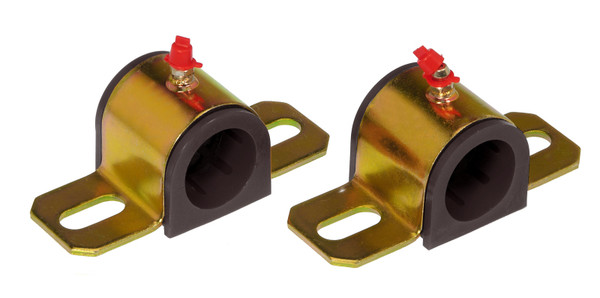 Prothane Universal Greasable Sway Bar Bushings - 1 1/4in - Type B Bracket - Black - 19-1179-BL