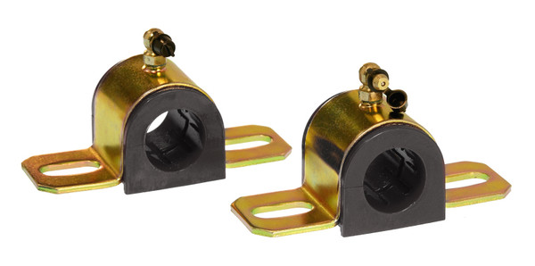 Prothane Universal 90 Deg Greasable Sway Bar Bushings - 1 1/16in - Type B Bracket - Black - 19-1221-BL