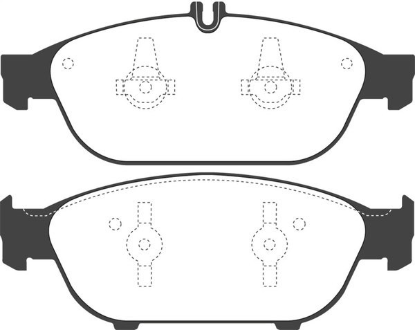 EBC 12+ Mercedes-Benz E550 4.6 Twin Turbo Coupe Yellowstuff Front Brake Pads - DP42169R