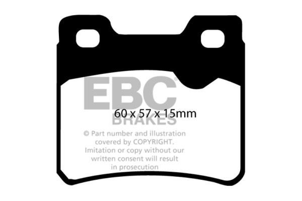 EBC 94-96 Saab 900 2.0 Turbo Yellowstuff Rear Brake Pads - DP4761R