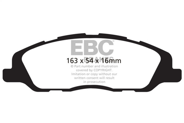 EBC 10-14 Ford Mustang 5.0 Bluestuff Front Brake Pads - DP51868NDX