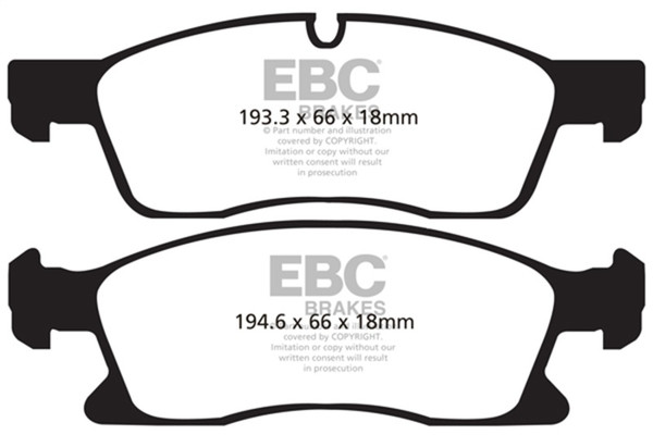 EBC Brakes Bluestuff Street and Track Day Brake Pads - DP51871NDX