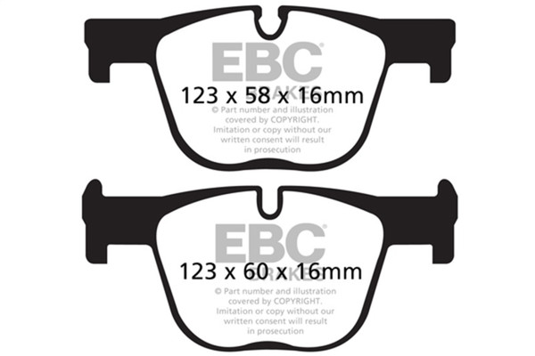 EBC 2017+ BMW 430 Coupe/Gran Coupe (F32/F33/F36) Bluestuff Rear Brake Pads - DP52131NDX