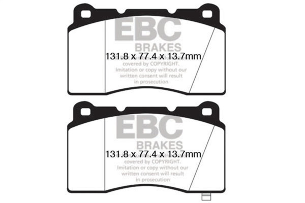 EBC 09+ Hyundai Genesis Coupe 2.0 Turbo (Brembo) Bluestuff Front Brake Pads - DP52147NDX