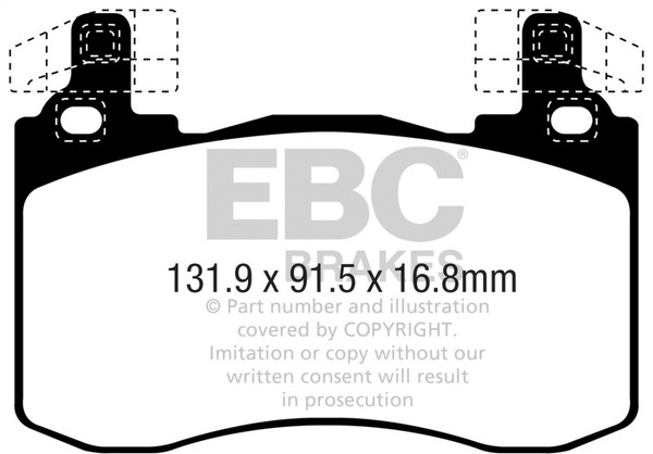 EBC 2019+ Genesis G70 2.0T Bluestuff Front Brake Pads - DP52356NDX