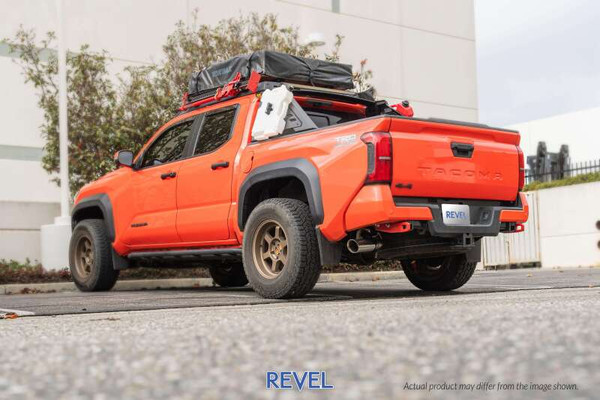 Revel Medallion 24+ Toyota Tacoma SR5 / TRD Offroad Trail Hart 3in Catback Exhaust System - 4in Tip - T76007R