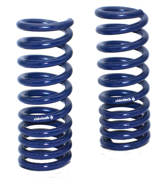 Ridetech 67-70 Ford Mustang Big Block StreetGRIP Lowering Coil Springs Dual Rate Front Pair - 12102351