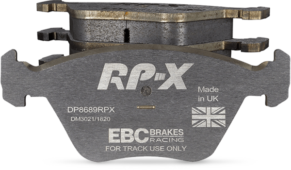 EBC Racing 10-12 Porsche 911 (997) GT3 3.8L (Cast Iron Rotor Only) RP-X Front Brake Pads - DP82094RPX