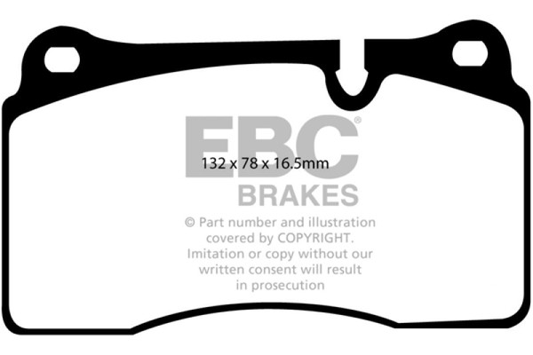 EBC 05-09 Land Rover Range Rover 4.2 Supercharged Extra Duty Front Brake Pads - ED91922
