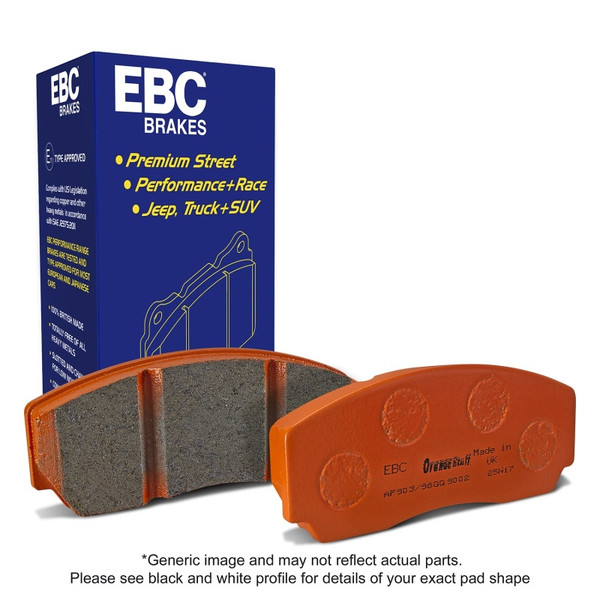 EBC 2018+ Jeep Wrangler (JL) 2.0T Extra Duty Rear Brake Pads - ED93101