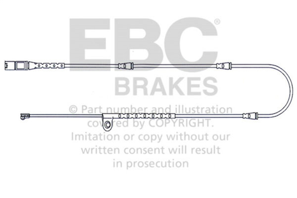 EBC 2010-2014 BMW X5 4.4L Twin Turbo Front Wear Leads - EFA141