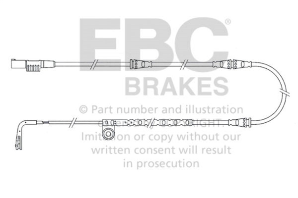 EBC 2005-2006 Land Rover Range Rover Sport 4.4L Front Wear Leads - EFA151