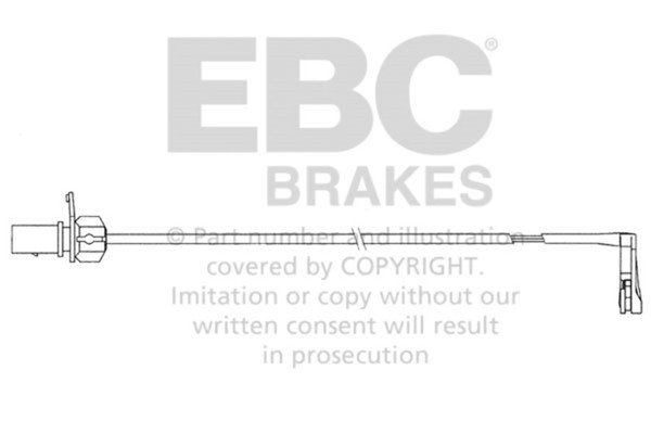 EBC 2011 Audi A6 2.0L Turbo Rear Wear Leads - EFA156