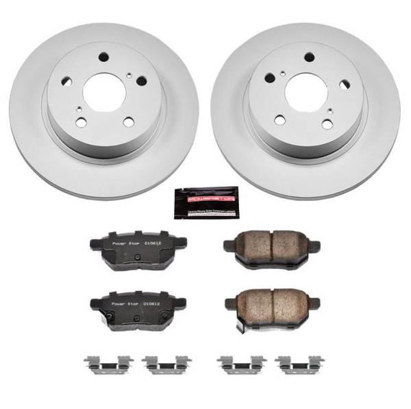 Power Stop 11-16 Scion tC Rear Z17 Evolution Geomet Coated Brake Kit - CRK6097