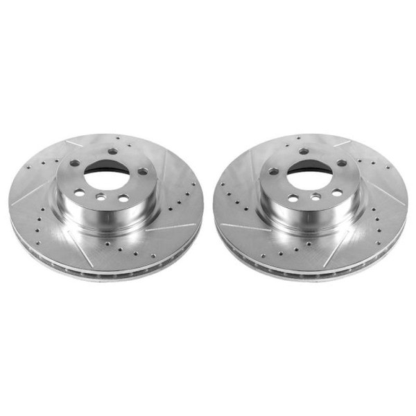 Power Stop 11-17 BMW X3 Front Evolution Drilled & Slotted Rotors - Pair - EBR1238XPR