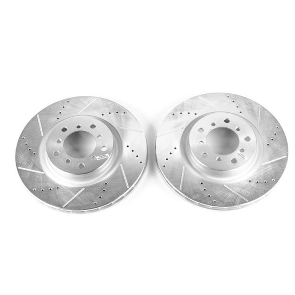 Power Stop 01-06 BMW M3 Front Evolution Drilled & Slotted Rotors - Pair - EBR664XPR