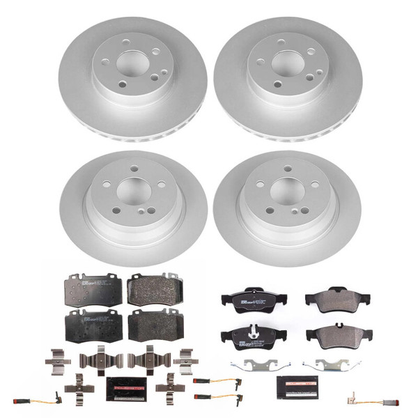 Power Stop 04-06 Mercedes-Benz E500 Front and Rear Eurostop Brake Kit - ESK4513