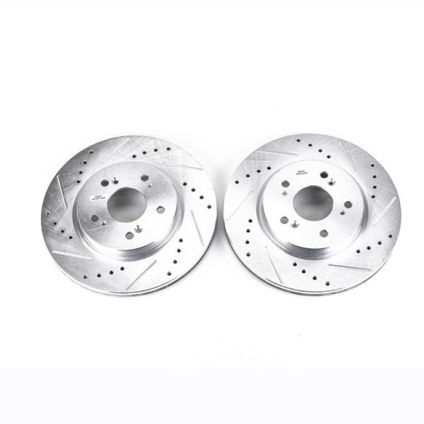 Power Stop 07-12 Acura RDX Front Evolution Drilled & Slotted Rotors - Pair - JBR1173XPR