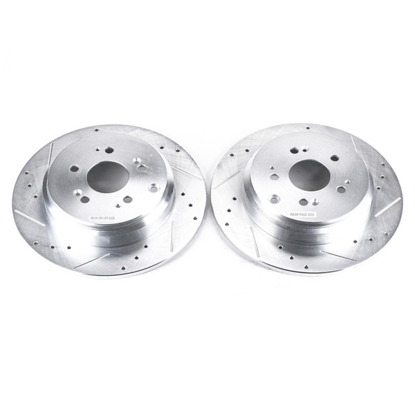 Power Stop 07-13 Acura MDX Rear Evolution Drilled & Slotted Rotors - Pair - JBR1332XPR