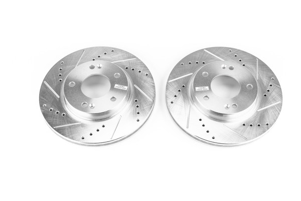 Power Stop 17-19 Hyundai Ioniq Front Evolution Drilled & Slotted Rotors - Pair - JBR1760XPR