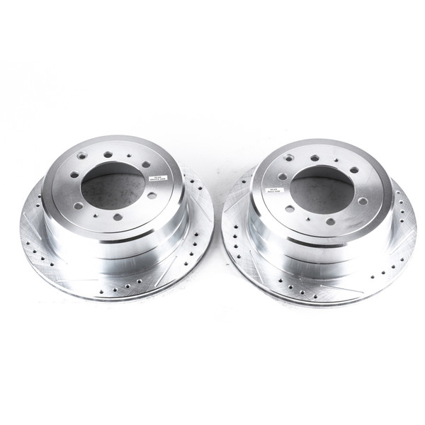 Power Stop 96-97 Lexus LX450 Rear Evolution Drilled & Slotted Rotors - Pair - JBR743XPR