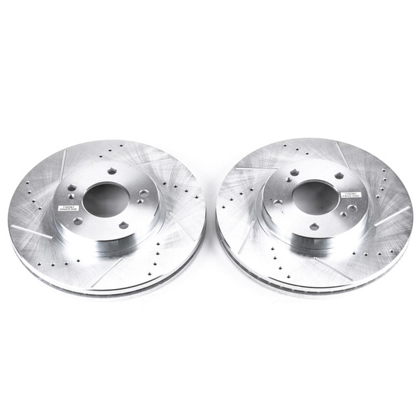 Power Stop 97-01 Infiniti Q45 Front Evolution Drilled & Slotted Rotors - Pair - JBR758XPR